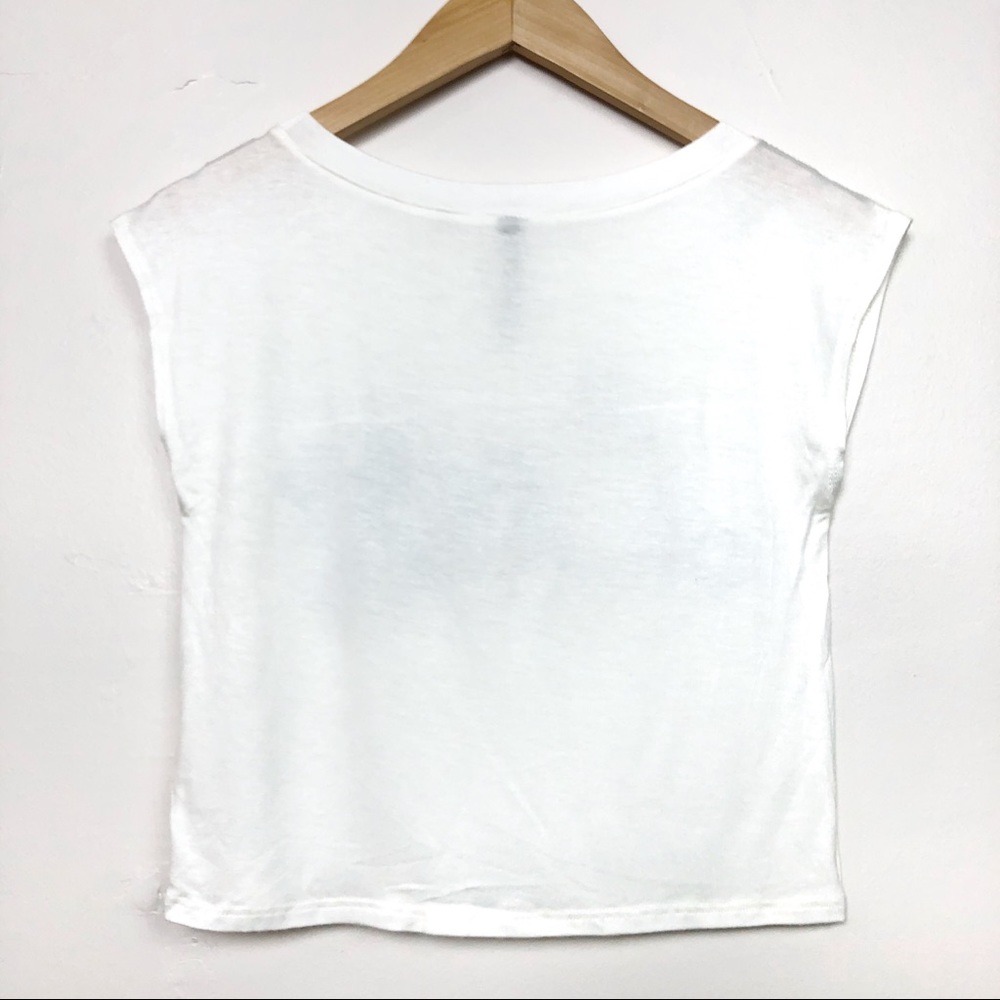 “ Love “ Script Graphic Soft Tee Blue Gold Cream - Picture 8 of 10